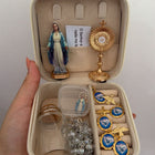 Oratório Portátil - Altar de Bolso com Imagens e Terço